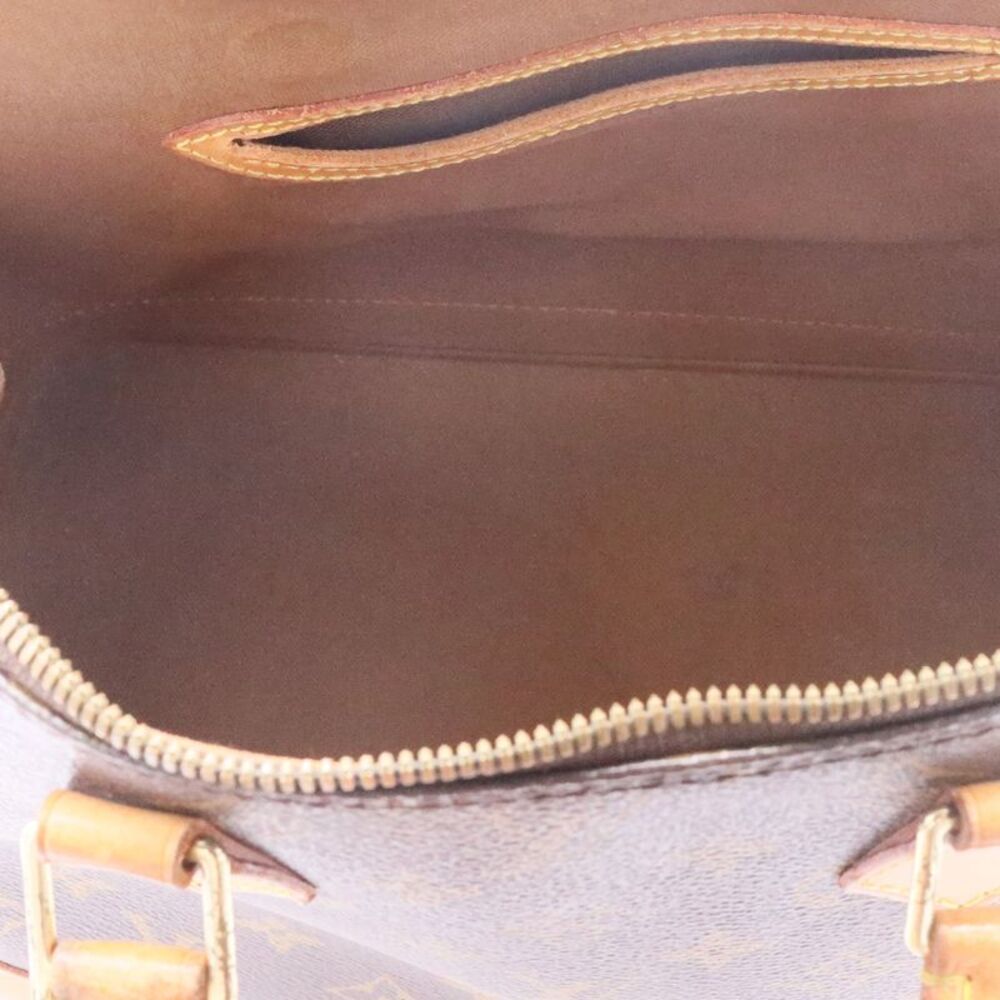 Louis Vuitton Alma PM Monogram Top Handle Bag in Brown Coated Canvas - Picture 10 of 10